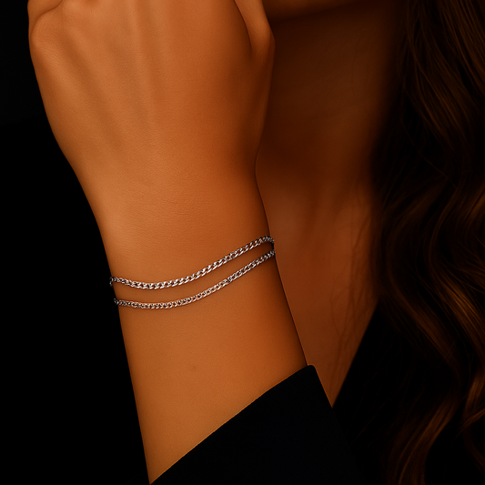 The Duality Silver Bracelet